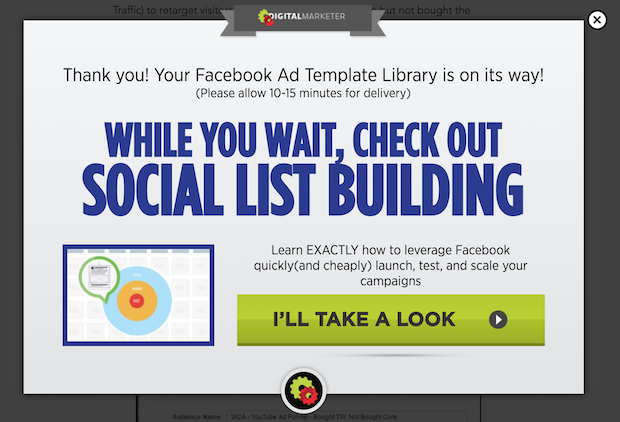thankyou-1 - OptinMonster Digital Marketer thank you page for signing up for a lead magnet. If includes a link to check out a related product.